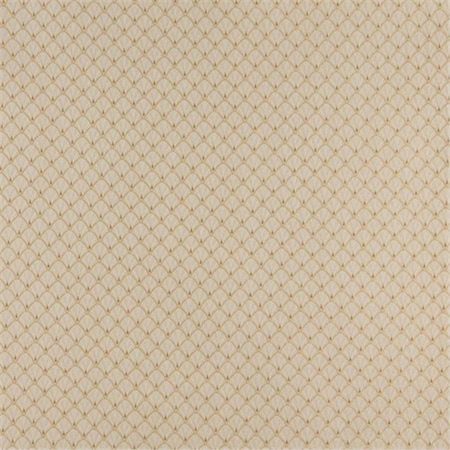 Designer Fabrics Designer Fabrics D362 54 in. Wide ; Gold And Beige Small Scale Shell Jacquard Woven Upholstery Fabric D362